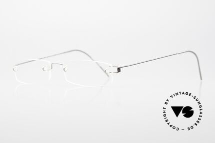 Lindberg Air Titan 347 Randlose Titanium Brille, somit fast endlos viele Glasformem & Größen möglich, Passend für Herren und Damen
