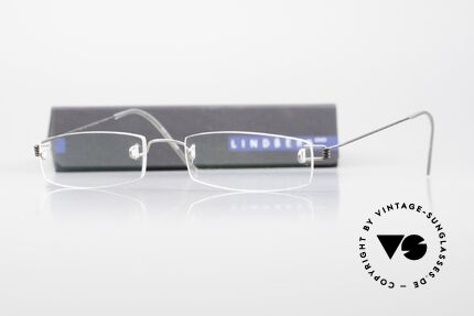 Lindberg Air Titan 347 Randlose Titanium Brille, der Rahmen ist fast unsichtbar & wiegt nur 2,7 Gramm, Passend für Herren und Damen