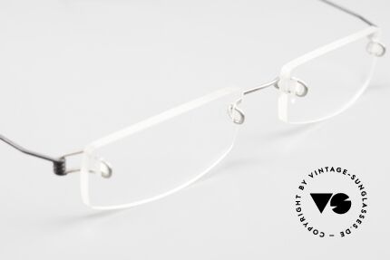 Lindberg Air Titan 347 Randlose Titanium Brille, ein altes ungetragenes Original mit orig. Lindberg Etui, Passend für Herren und Damen