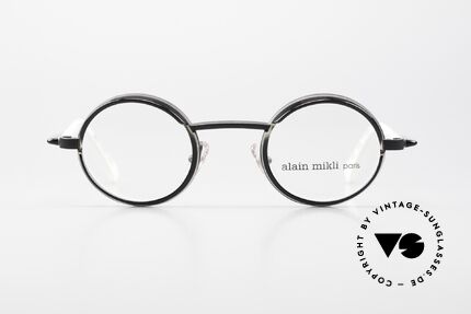 Alain Mikli 2150 / 01004 Runde Vintage Designer Brille, sehr interessantes Design in Größe 42-26; handmade, Passend für Herren und Damen