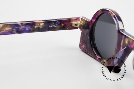 Taxi Zeta by Casanova 90er Designer Sonnenbrille, Fassung ist natürlich auch für optische Gläser geeignet, Passend für Herren und Damen