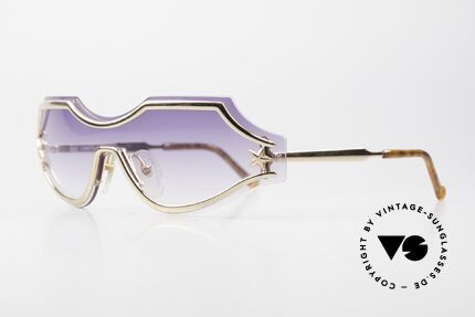 Christian LaCroix 7419 Masken Sonnenbrille 90er, eine tolle Damen-Sonnenbrille im "Masken Design", Passend für Damen