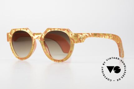 Christian LaCroix 7317 90er Damensonnenbrille, genialer OPTYL-Kunststoff mit grandiosem Muster, Passend für Damen