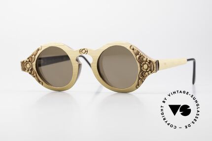 Lotus Arts De Vivre 90 Damen Holz-Sonnenbrille Details