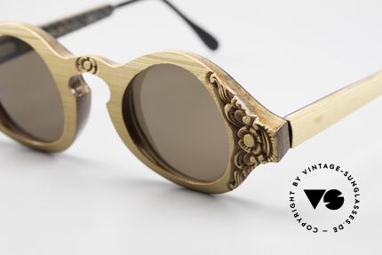 Lotus Arts De Vivre 90 Damen Holz-Sonnenbrille, verwendet nur Naturmaterialien wie Kokosnussschalen,, Passend für Damen