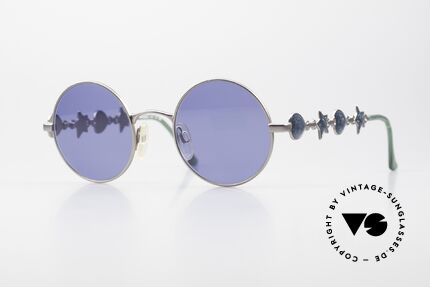 Yves Saint Laurent 6024 90er Brille Mit Herz & Stern, extravagante VINTAGE YSL Damen-Sonnenbrille, Passend für Damen