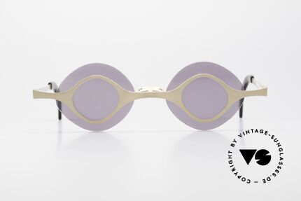Theo Belgium Culte Verrückte Damenbrille 90er, tolle Damen-Designerbrille, entzückend schwungvoll, Passend für Damen