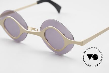 Theo Belgium Culte Verrückte Damenbrille 90er, ungetragenes Theo-Exemplar für die, die sich trauen, Passend für Damen