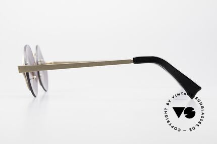 Theo Belgium Culte Verrückte Damenbrille 90er, KEINE RETRObrille, sondern ein 25 Jahre altes Unikat, Passend für Damen