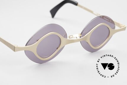 Theo Belgium Culte Verrückte Damenbrille 90er, zauberhafte Sonnengläser (für 100% UV Protection), Passend für Damen