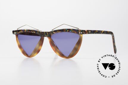 Robert La Roche S90 Damensonnenbrille Von 1992, spektakuläres R LaRoche Brillen-Design der 90er Jahre, Passend für Damen