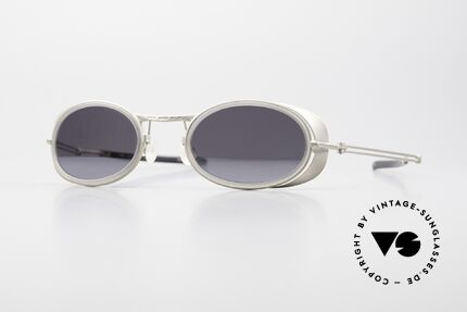 DOX 08 HLS Industrial Brille Verspiegelt, rare, alte DOX Sonnenbrille von 1997, made in JAPAN, Passend für Herren und Damen