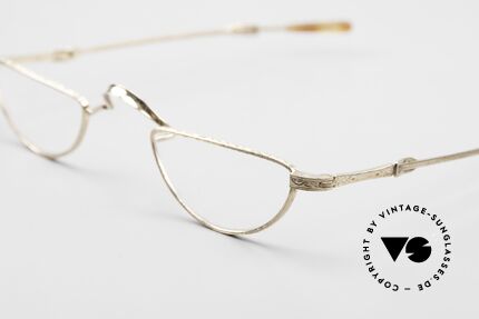 Oliver Peoples OP38A Ausziehbare Teleskop Brille, mit edler Patina durch 20 Jahre sachgerechte Lagerung, Passend für Herren und Damen