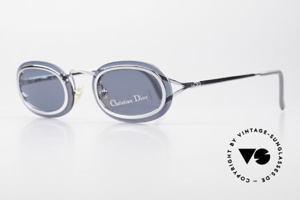 Christian Dior 2970 Sonnenbrille Randlos Oval, randlose Rahmenkonstruktion mit Federscharnieren, Passend für Herren und Damen