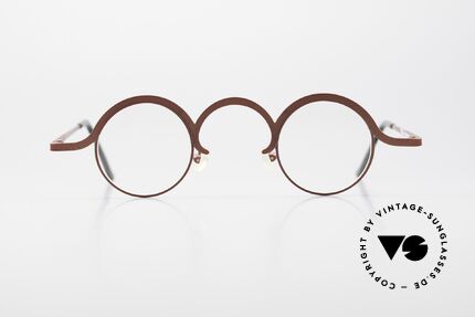 Theo Belgium Feu Vintage Brille Mit Clip-On, Größe: medium, Passend für Herren und Damen