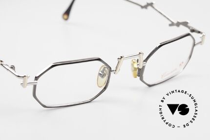 Casanova MTC22 Kunstvolle Designerbrille, einzigartige vintage Brille im ungetragenen Zustand, Passend für Herren und Damen
