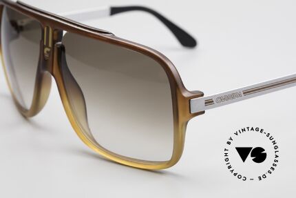 Carrera 5557 Rare 80er XL Sonnenbrille, Herrenmodell mit braunen Gläsern (100% UV Schutz), Passend für Herren