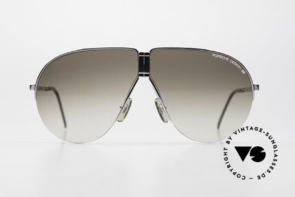 Porsche 5628 Rare 80er Faltsonnenbrille, nobles Designermodell inkl. orig. Faltetui aus Leder, Passend für Herren