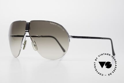 Porsche 5628 Rare 80er Faltsonnenbrille, halb rahmenlos = sehr leicht & angenehm zu tragen, Passend für Herren