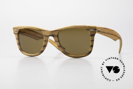 Ray Ban Wayfarer I Woodies USA B&L 80er Wood Details