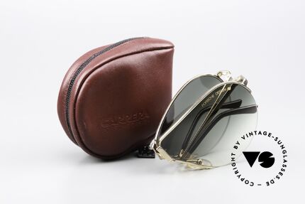 Porsche 5628 Rare 80er Klappsonnenbrille, Sonnengläser in grün-Verlauf & mit 'Porsche Design', Passend für Herren