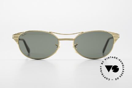 Ray Ban Signet Oval Alte B&L USA 80er Sonnenbrille, Bausch&Lomb G-15 Qualitätsgläser (100% UV), Passend für Herren und Damen