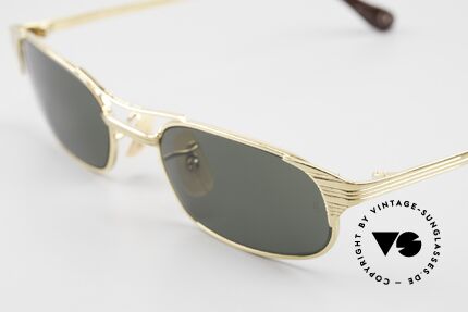 Ray Ban Signet Rectangle B&L USA 80er Sonnenbrille, ungetragen (wie alle unsere vintage B&L Brillen), Passend für Herren und Damen