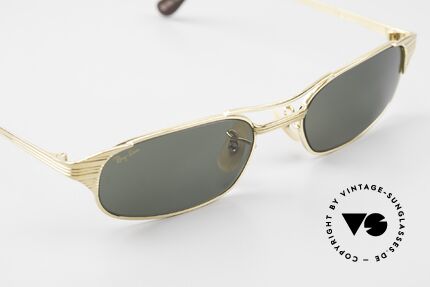 Ray Ban Signet Rectangle B&L USA 80er Sonnenbrille, KEINE retro Sonnenbrille, 100% vintage Original, Passend für Herren und Damen