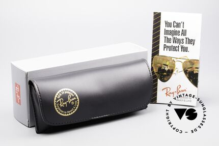 Ray Ban Signet Rectangle B&L USA 80er Sonnenbrille, Größe: medium, Passend für Herren und Damen