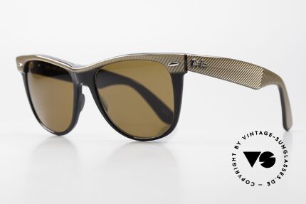 Ray Ban Wayfarer II 80er Kult Sonnenbrille, berühmte Filmsonnenbrille der 80er Jahre; Kult!, Passend für Herren und Damen