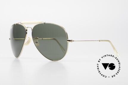 Ray Ban Outdoorsman II B&L USA Brille 80er Aviator, produziert in den 70ern & 80ern v. Bausch&Lomb, Passend für Herren