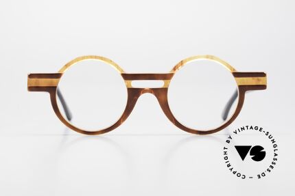 Theo Belgium Tsukat Runde Designerbrille 1992, 1989 gegründet als GEGENPOL zum üblich 'Mainstream', Passend für Herren und Damen