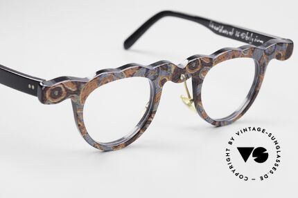 Theo Belgium Dorant Crazy Damenbrille Von 1992, ungetragene Kunstbrille für die, die sich trauen!, Passend für Damen