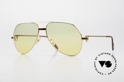 Cartier Vendome Laque - M 80er Sonnenbrille Aviator Details