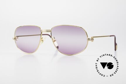 Cartier Romance LC - M Double Gradient Purple Lens Details