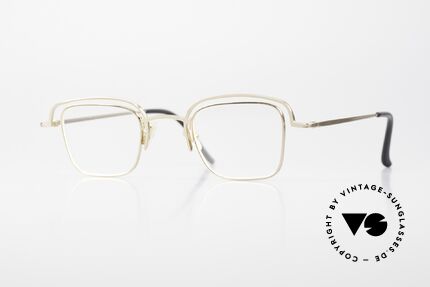 Theo Belgium Lait Herrenbrille Gold Damenbrille, markante Designer Metallbrille, THEO Belgium, Passend für Herren und Damen