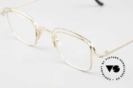 Theo Belgium Lait Herrenbrille Gold Damenbrille, vergoldete Fassung (absolute Prmium-Qualität), Passend für Herren und Damen