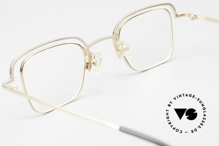 Theo Belgium Lait Herrenbrille Gold Damenbrille, Größe: medium, Passend für Herren und Damen