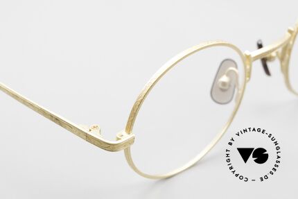 Giorgio Armani 128 Runde 80er Vintage Brille, keine aktuelle Kollektion, echte 80er Ware; 46/21, Passend für Herren und Damen