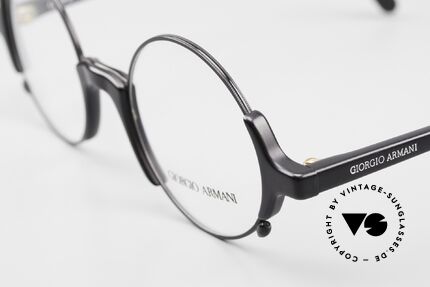 Giorgio Armani 326 Runde 90er Designer Brille, ungetragen (wie alle unsere 1990er  Design-Klassiker), Passend für Herren