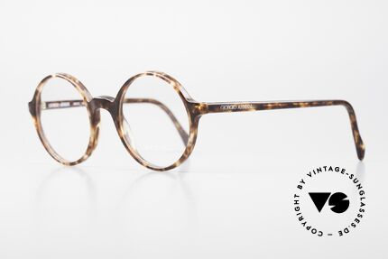 Giorgio Armani 304 80er 90er Designer Brille, interessantes Rahmenmuster in einer Art Schildpatt, Passend für Herren