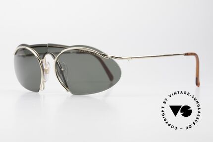 Porsche 5690 2 in 1 Sonnenbrille Zwei Styles, 2 komplett unterschiedliche Styles dank Wechselgläser, Passend für Herren und Damen