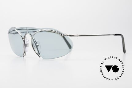 Porsche 5690 2 Styles Sonnenbrille 90er, 2 komplett unterschiedliche Styles dank Wechselgläser, Passend für Herren und Damen