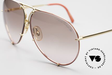Porsche 5623 Limited Special Edition 80er, Sonder-Edition: vergoldet mit roten Glaseinfassungen, Passend für Herren und Damen