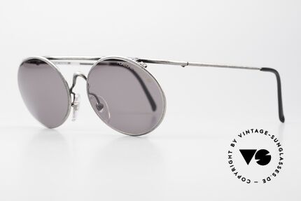 Porsche 5646 Rare 90er Sonnenbrille Rund, wirklich sehr interessante Konstruktion des Rahmens, Passend für Herren und Damen