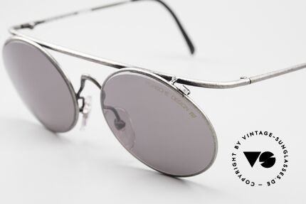 Porsche 5646 Rare 90er Sonnenbrille Rund, enorm stabil & dennoch sehr leicht (hoher Tragekomfort), Passend für Herren und Damen