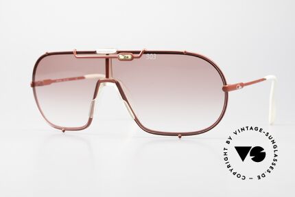 Cazal 903 XXL 80er Vintage Sonnenbrille, legendäre Cazal DesignerSonnenbrille von 1989/90, Passend für Herren und Damen