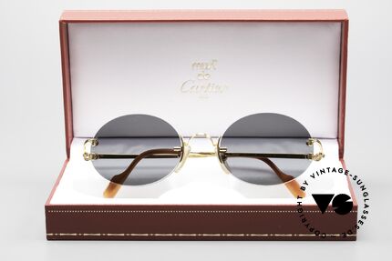 Cartier Rimless Giverny Ovale Randlose Luxusbrille, Größe: medium, Passend für Herren und Damen