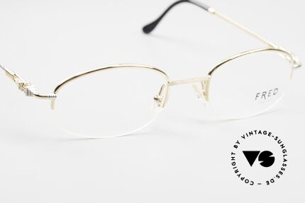 Fred Baleares Ovale Luxus Brille 90er Nylor, ungetragen, wie alle unsere edlen vintage 90er Fassungen, Passend für Herren und Damen