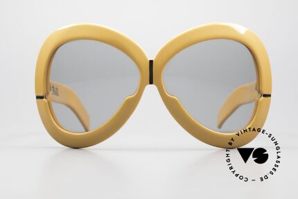 Silhouette Futura 561 70er XXL Sonnenbrille Damen, 1974 von der Star-Designerin Dora Demel entworfen, Passend für Damen